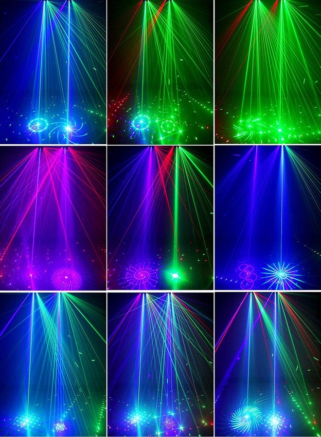 WEBUPAR Party Lights, RGB 15 Eyes Disco Lights, Strobe Stage Light Sound Activated Led Projector with Remote Control, Portable DJ Light for Party Bar Christmas Birthday Wedding - Image 2