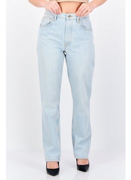 GANT Women Regular Fit Wash No Stretch Denim Jeans, Light Blue  - Image 1