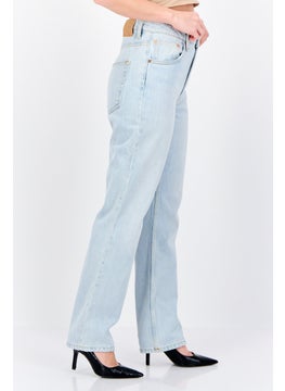 GANT Women Regular Fit Wash No Stretch Denim Jeans, Light Blue  - Image 3