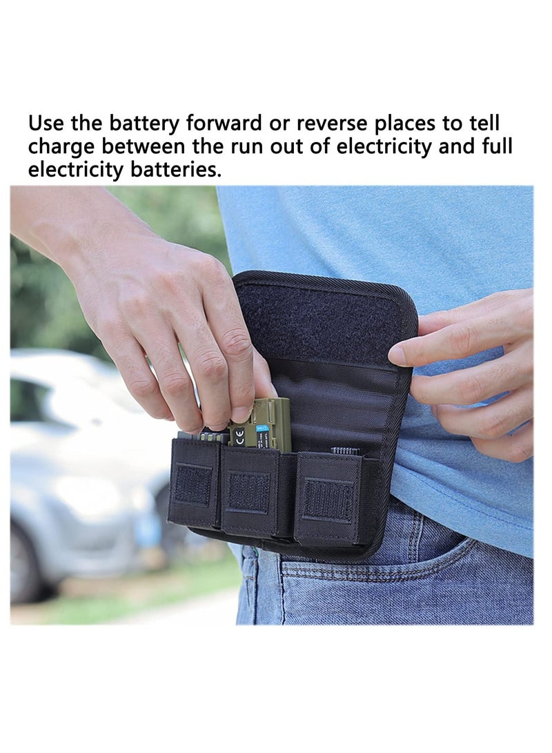 SYOSI Small DSLR Camera Battery Bag Pouch Holder Case Camera Battery Waist Bag Suitable for AA Battery and SD Card Holder Memory Card Case - Image 5
