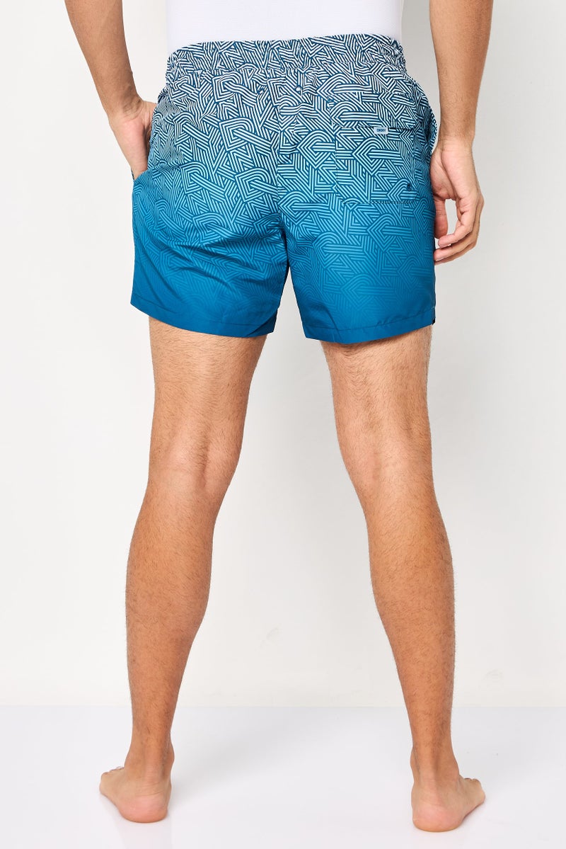DKNY Men Brand Logo Board Shorts, Multicolor - Image 4