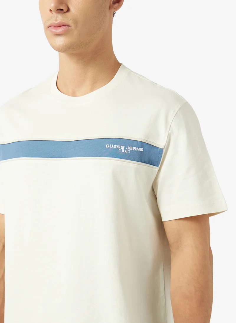 GUESS  Crew Neck Short Sleeve T-Shirt for Men | Best Price UAE