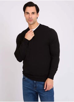 Men Regular Fit Pullover - Black - pzsku/Z307BA5E87F84226972B0Z/45/_/1729508076/5cff37d4-541a-41ed-b094-1b61bb9326e8