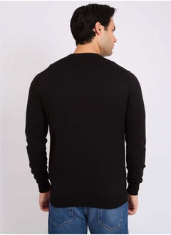 Men Regular Fit Pullover - Black - pzsku/Z307BA5E87F84226972B0Z/45/_/1729508082/41260bb1-554a-4fb4-8ff5-e610667ada08