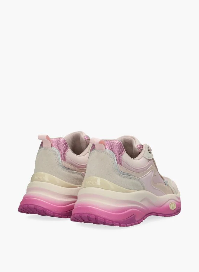 Mexx PINK Women Palma Ora Lace-Up Sneakers for Women | Best Price UAE