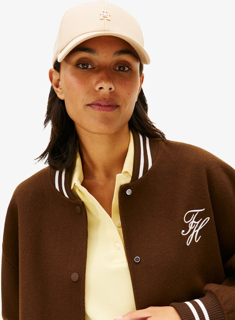 TOMMY HILFIGER Chic TH Monogram Twill Baseball Cap - Image 2