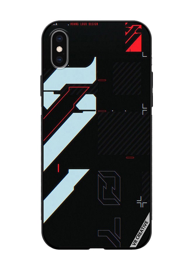 VR CREATIVE Protective Case Cover For Apple iPhone X/XS Hoang Logo Design  Multicolour - Image 1