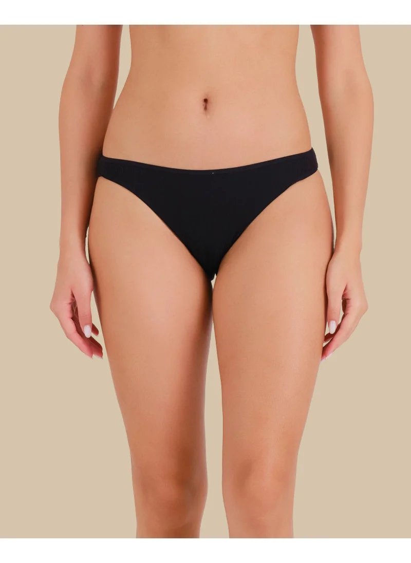 لا سينزا La Senza Semi Sheer Black Bikini Panties