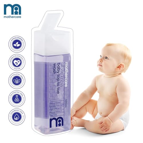 Mothercare Unisex Hypoallergenic Baby Body Wash - Purple - Image 4