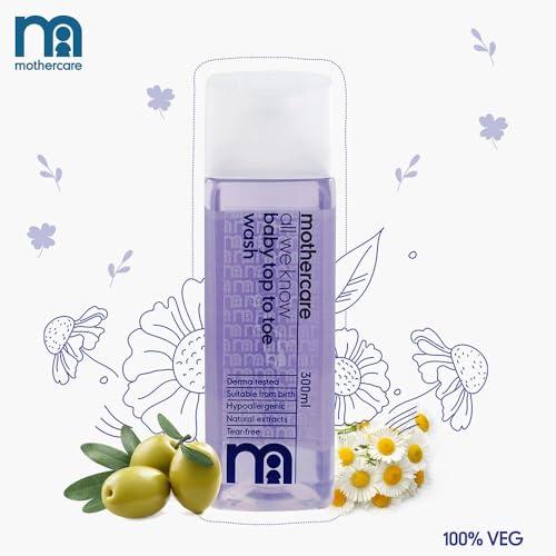 Mothercare Unisex Hypoallergenic Baby Body Wash - Purple - Image 2