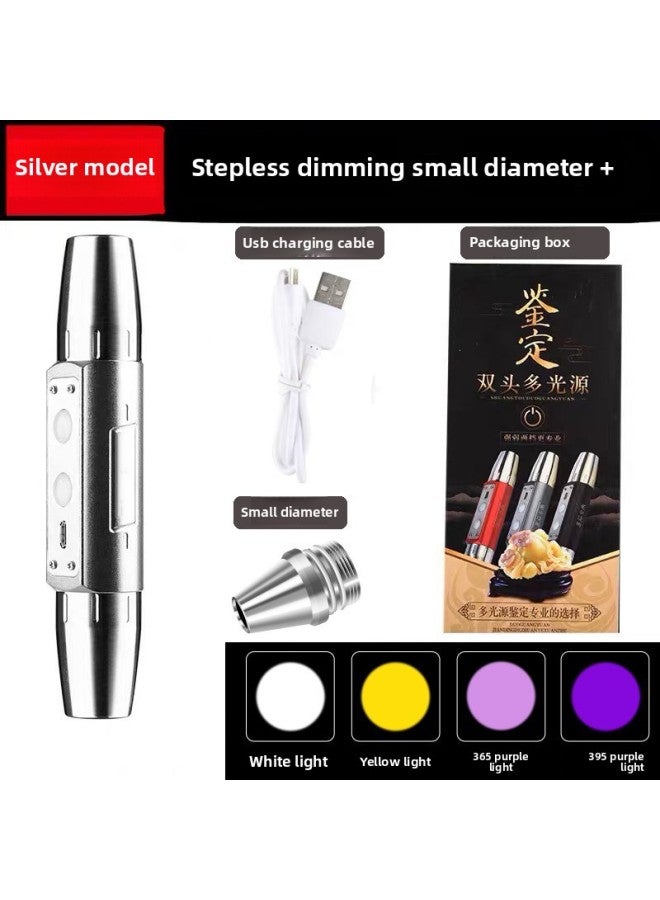 According To Jade Special Identification Strong Light Flashlight Jade Look At Jade Small Caliber Fluorescence Detection 365nm Purple Light Lamp