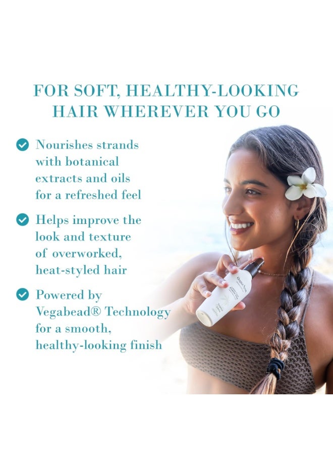 Original Sprout Original Sprout Luscious Island Protein Hair Mist for All Hair Types, Lightweight Leave-In Spray for Dry or Damaged, Heat-Styled & Color-Treated Locks, with Argan Oil & Vega Bead Technology, 3 fl oz - Image 4