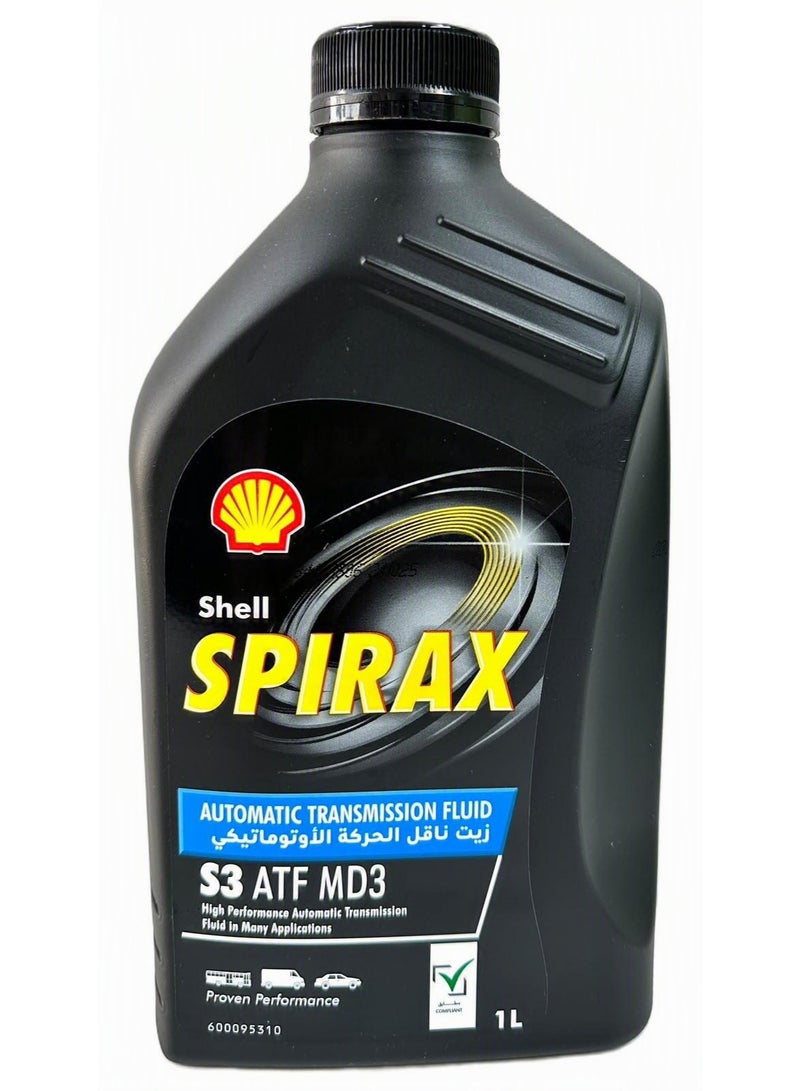شل سائل ناقل الحركة الأوتوماتيكي Spirax S3 ATF MD3 سعة 1 لتر - Image 1