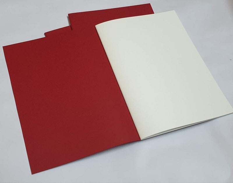 INNAXA A5 kraft book pack of 6 (Red Pack of 6) - Image 2