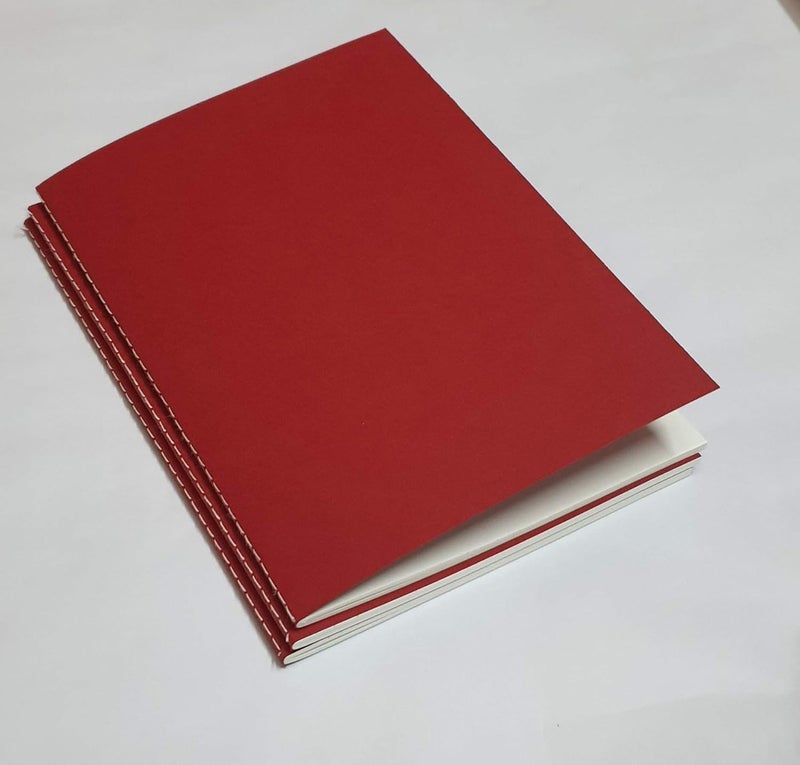 INNAXA A5 kraft book pack of 6 (Red Pack of 6) - Image 4