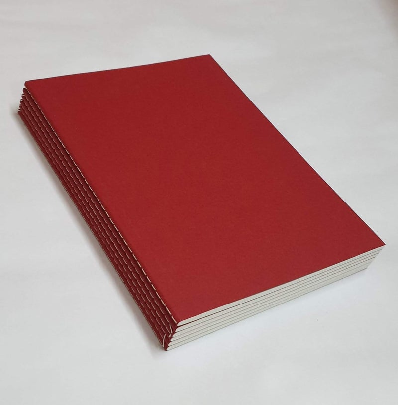 INNAXA A5 kraft book pack of 6 (Red Pack of 6) - Image 1