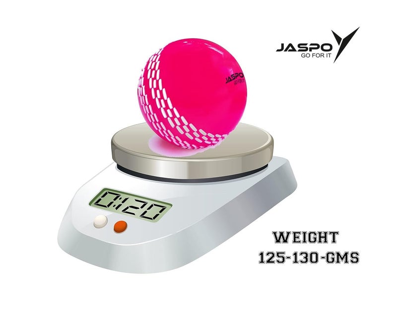 jaspo T-20 Ultra Practice Cricket Ball/Wind Balls (125-130 GMS) for - Indoor & Outdoor Street & Beach Cricket (Pack of 6) (Pink) - Image 5
