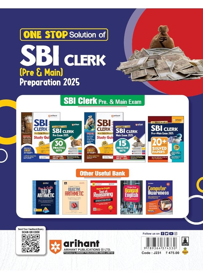 Arihant 15 Practice Sets for SBI Clerk Main Exam 2025| Framed as per Standard of Real Exam Level & Syllabus, 100% Detailed and Authentic Solutions, Latest PYQs (2024-2020)  - Image 2