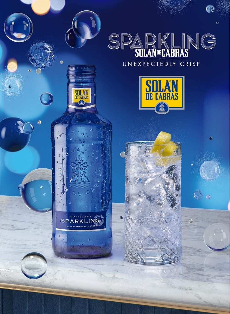 SOLAN DE CABRAS Solán De Cabras Sparkling Water With a Crispy Touch - 330ml  Glass Bottles (Pack of 24) | Best Price UAE | Dubai, Abu Dhabi