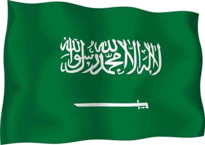 sheful علم المملكة العربية السعودية 3×5 قدم، ديكور وطني للاستخدام الداخلي والخارجي - Image 2