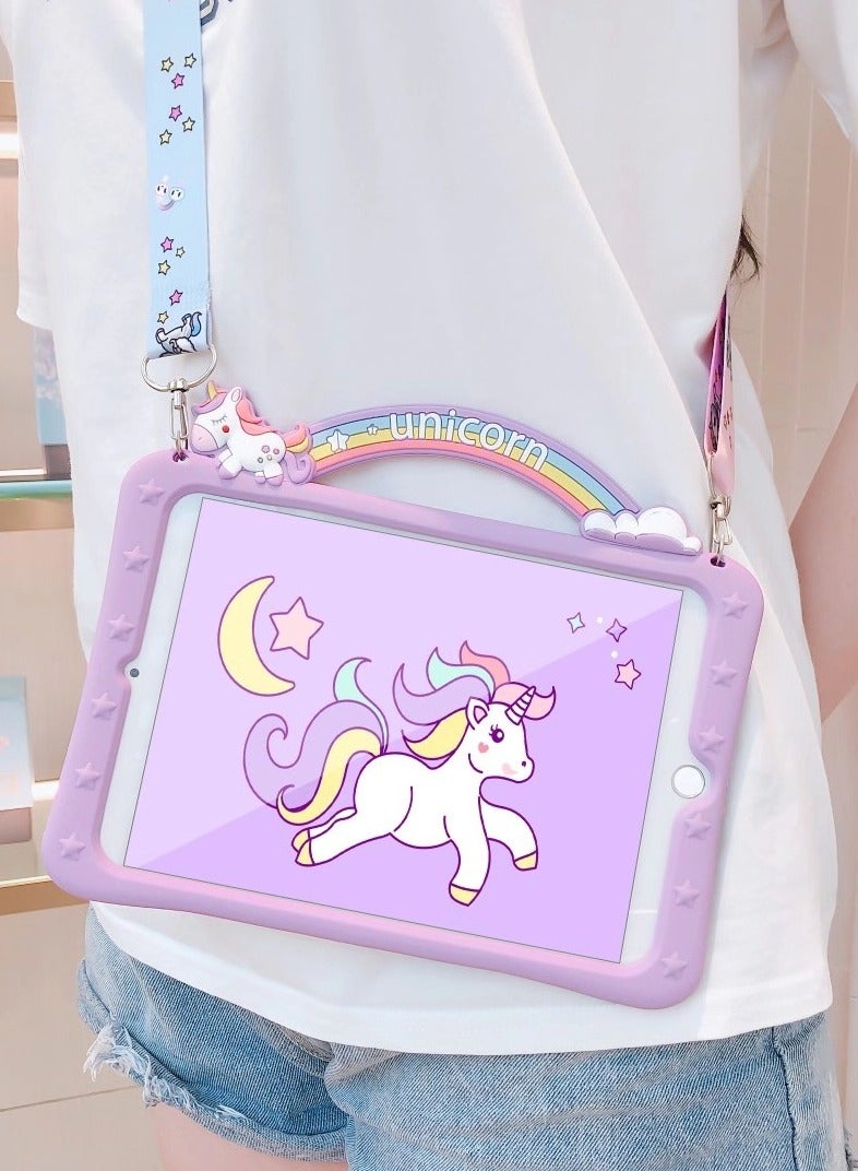 general iPad Mini 6  Case, for iPad Mini 6th Gen 8.3 Inch, Cute Case for Girls and Women, with Stand and Strap, Silicone Case for Kawaii Girls - Image 3