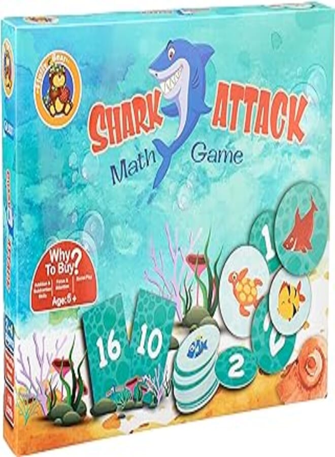 Fluffy Bear GA-3001 Shark Attack Math Game for Kids