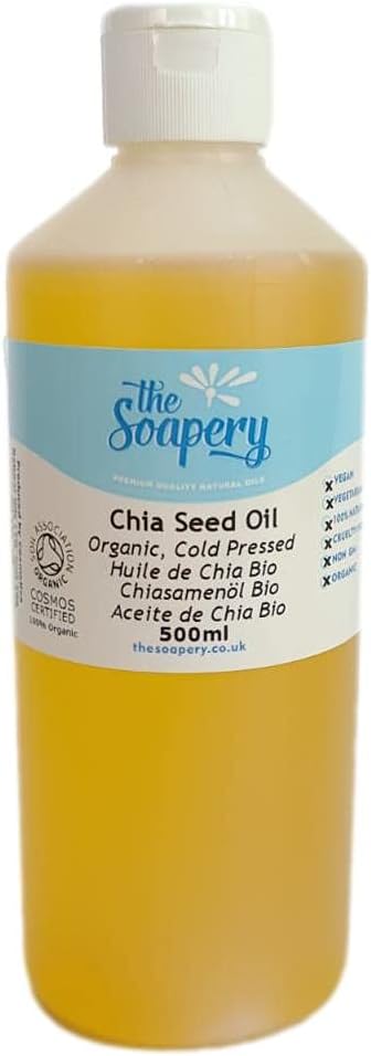 Chia Seed Oil Organic Cold Pressed 500ml 100 Pure