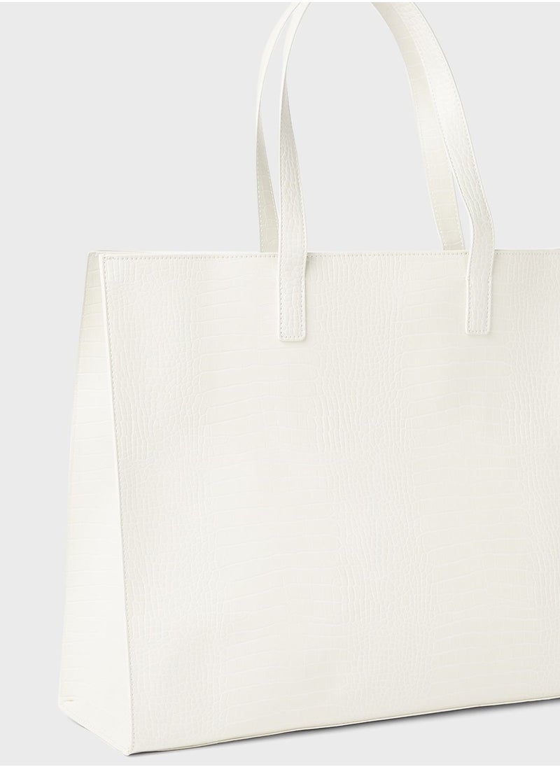 Ted Baker Allicon Croc Effect Icon Tote  - Image 3