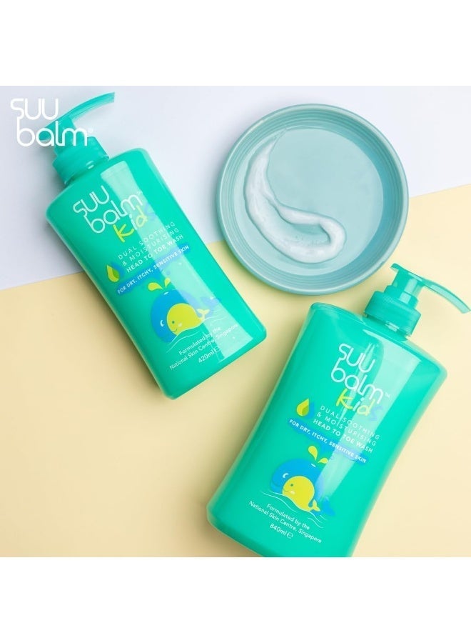 Suu Balm Kids Head-to-Toe Creamy Bath Wash - Image 4