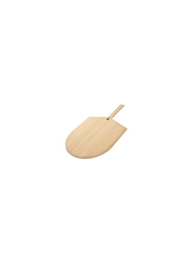 American MetalCraft American Metalcraft 2616 Wood Pizza Peel with 9" Handle, 17" x 16" Brown  - Image 2
