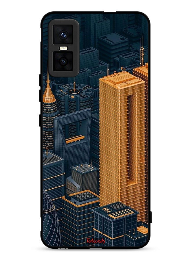 Tolwak Infinix GT 30 Pro Protective Case Cover Buildings Art - Image 1