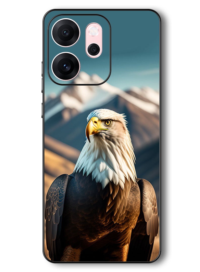 Theodor Case Compatible with Oppo Reno 14 F 6.57 Inch Protection Shockproof Bumper Cover Eagle 1 - Image 1