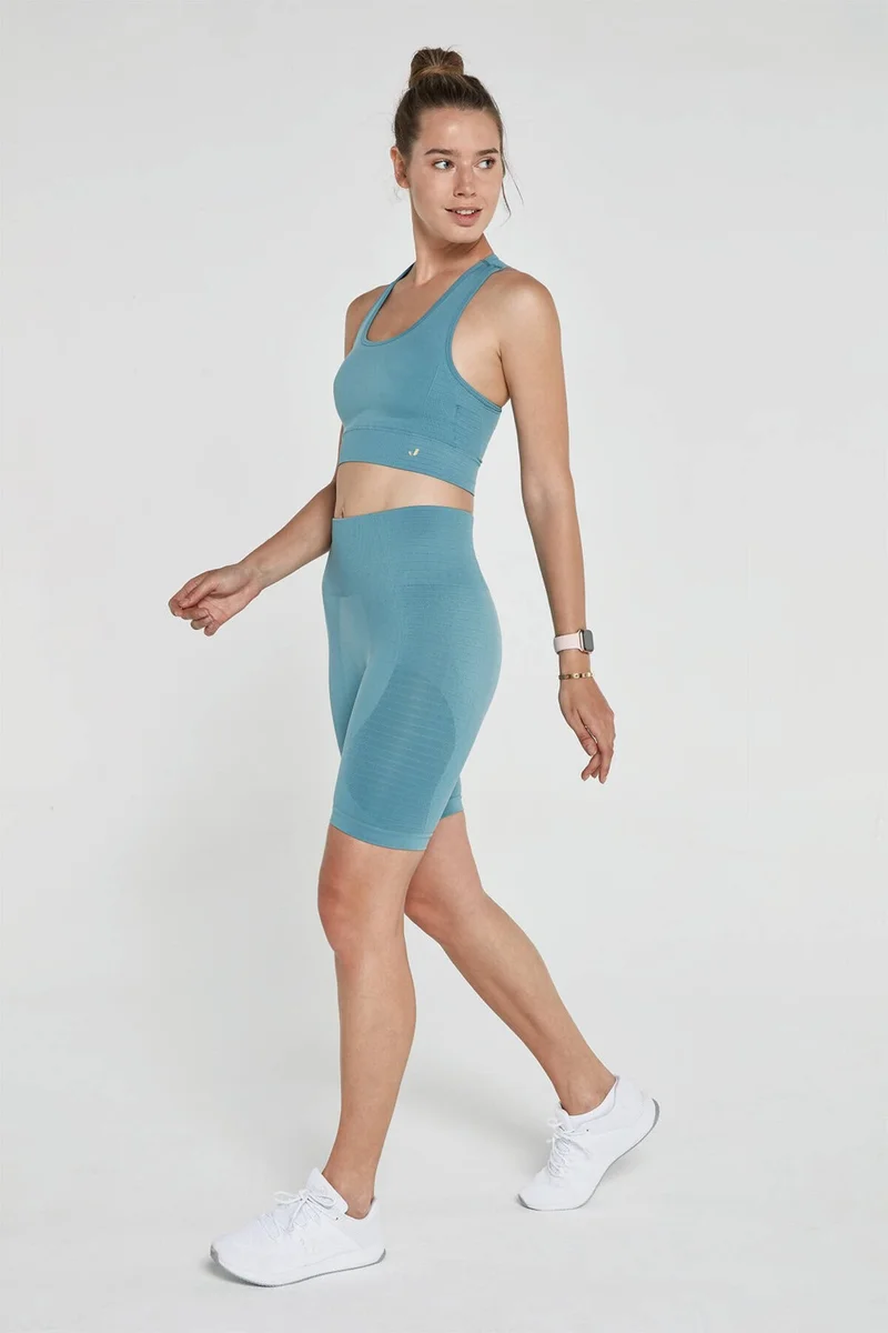 جيرف Gela Shaper Sport Biker Leggings - Aqua Green