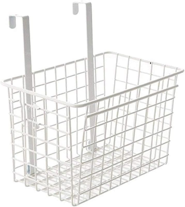 Mash Kitchen Storage Rack Hanging Basket For Cabinet Door Organizer, Shelf Finishing, Bathroom Sink And Pantry Organizer White - Image 1
