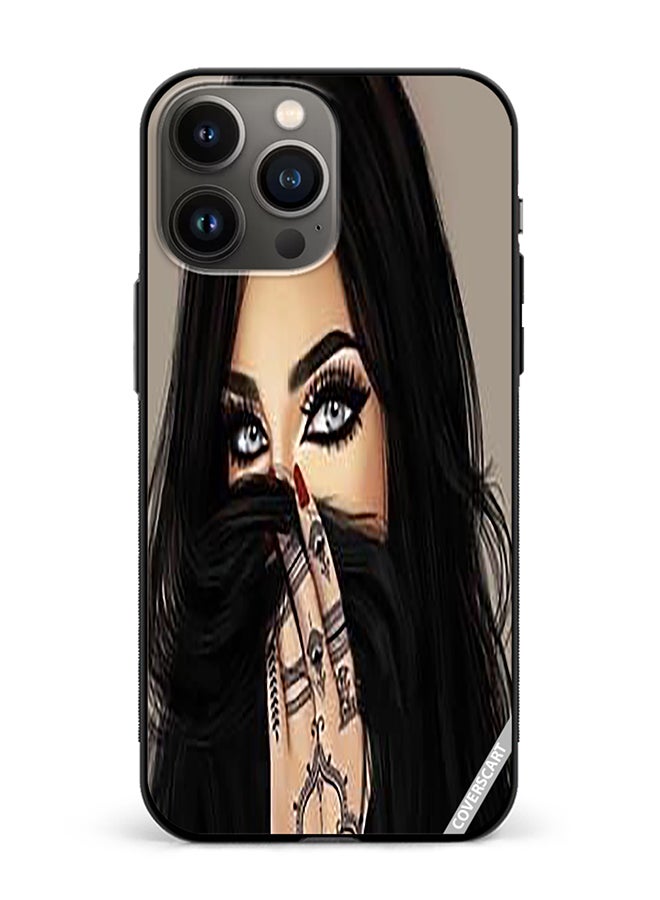 COVERSCART Protective Case Cover For Apple iPhone 13 Pro Max Girl Design Multicolour