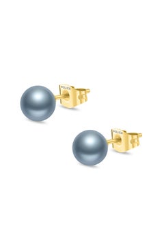 POLICE Opaline Gold-Plated Stud Earrings - Lustrous Grey Pearl for Elegant Style - pzsku/Z307CCFA890A838208582Z/45/_/1740469062/24791314-be3a-4720-9c98-1e1020dad5e9