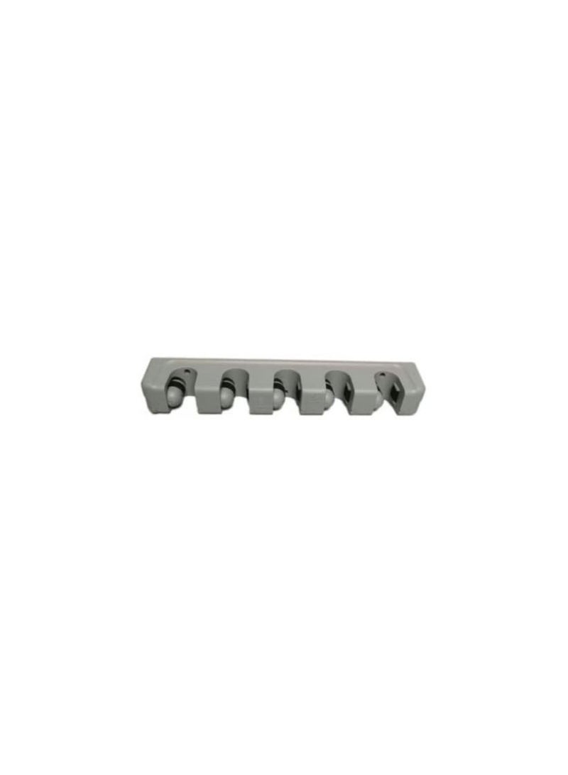 Wall Mounted Mop Broom Tool Holder with Hooks Wall Mounted Organizer for Garage Closet  - Image 4