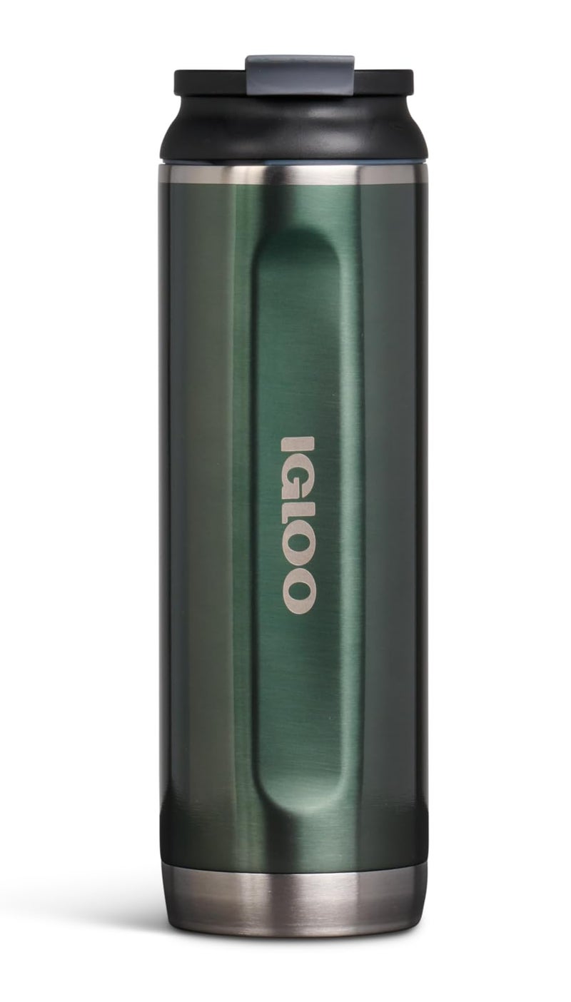Igloo, 20 OZ Stainless Steel, Tumbler, Flip â€˜nâ€™ Sip, Spruce - Image 1