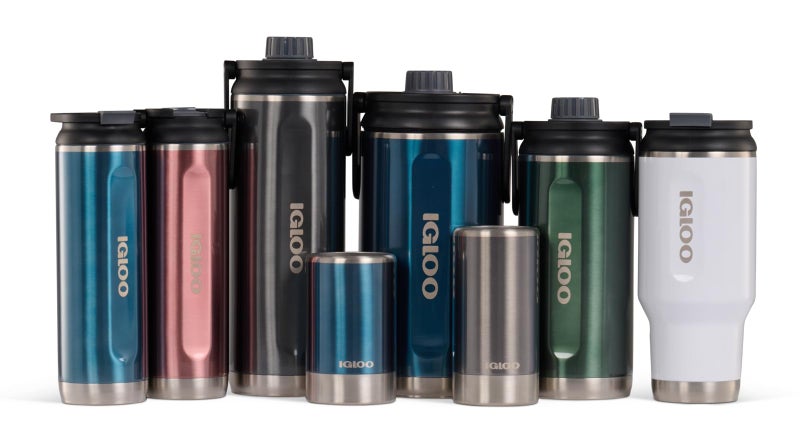 Igloo, 20 OZ Stainless Steel, Tumbler, Flip â€˜nâ€™ Sip, Spruce - Image 4