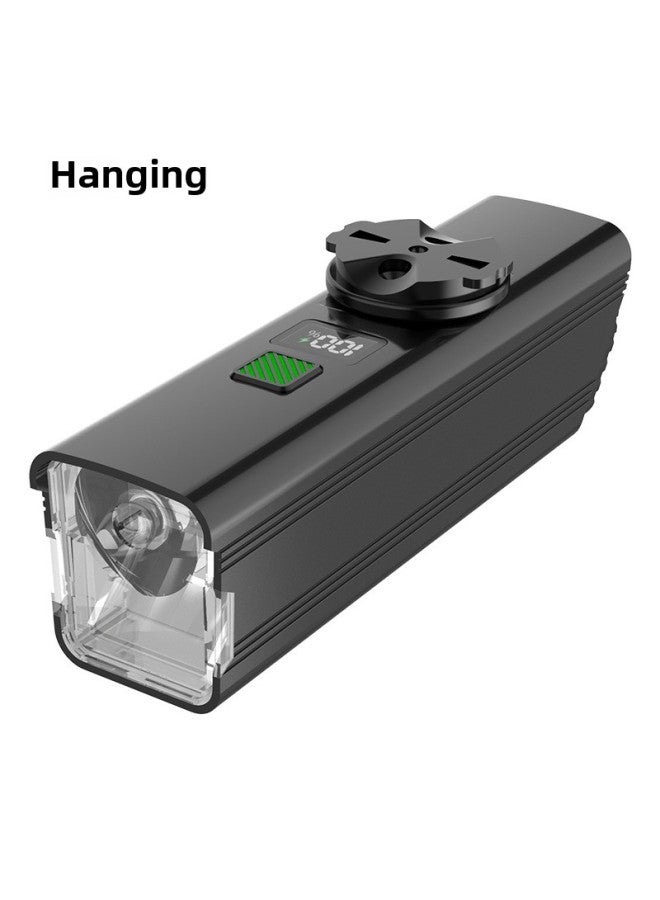Loquat Led Bicycle Light Anti-glare Night Riding Strong Light Long-range Headlight Mountain Road Car Equipment Accessories Riding Light-color:B18 Lifting (3000 Mah) - Image 1