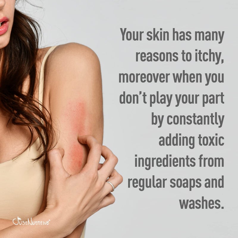 Just Nutritive Skin Calming Body Wash | Best Body Wash for Your Skin | Natural Body Wash 16 oz - Image 3