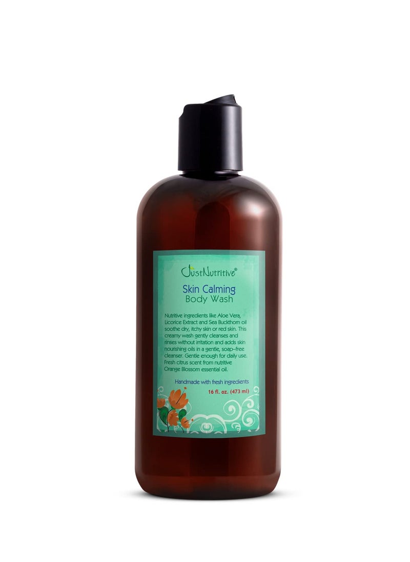 Just Nutritive Just Nutritive Skin Calming Body Wash | Best Body Wash for Your Skin | Natural Body Wash 16 oz  - Image 1