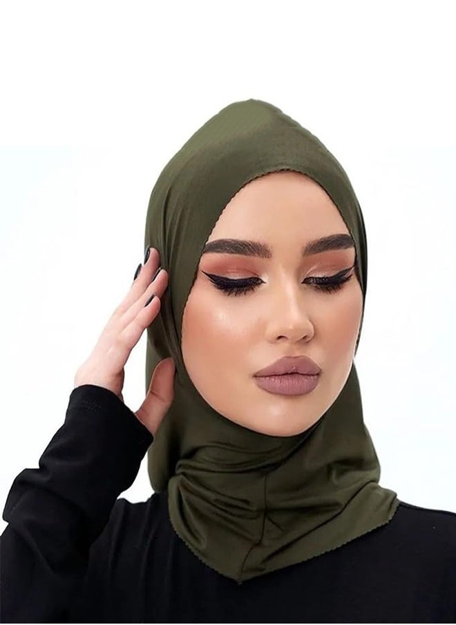 DMG TECH - Muslim Women's Hijab Islamic Arab Hijab Ice Silk Hijab Abaya Shawl Sizes 54-56CM - Image 1