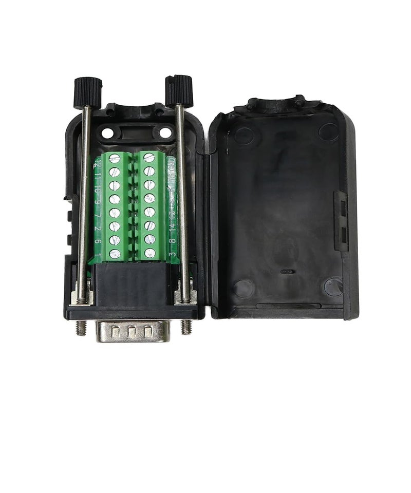 Twinkle Bay D-SUB DB15 Male 15Pin Jack Port to Terminal Breakout Board Connector 3Row Plug, DR15 VGA Male with Case - Image 2