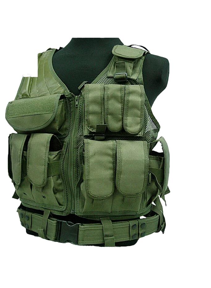 general Outdoor Tactical Hunting Vest Multi Functional Mesh Vest Outdoor Protective Equipment Cs Summer Breathable Training Clothes - Image 5