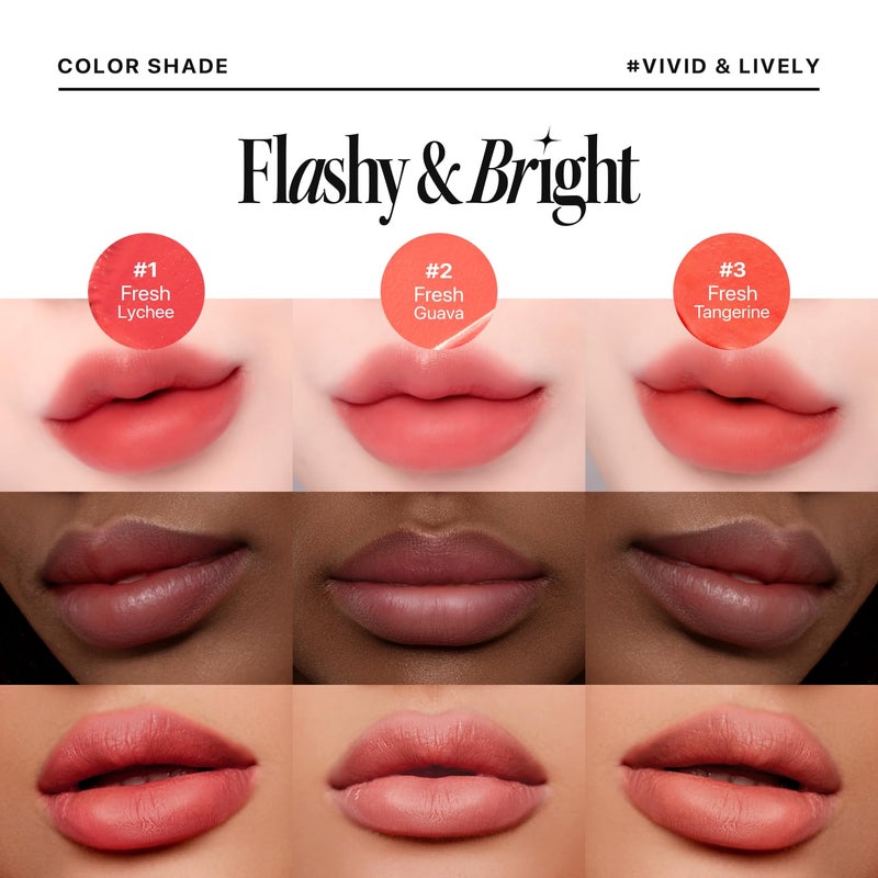 Nature Republic Light on Velvet Tint (05 MOOD FIG) | High Pigment, Weightless Lip Tint with Velvety Matte Finish, Smooth Texture, Non-Sticky Formula - Image 3