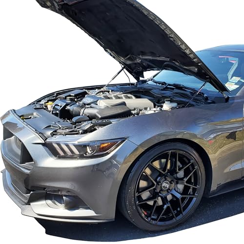 Redline Tuning 21-11035-02 Hood QuickLIFT Plus System Compatible with Ford Mustang 2015-2023 (All Black Bolt-in Components) - Image 4
