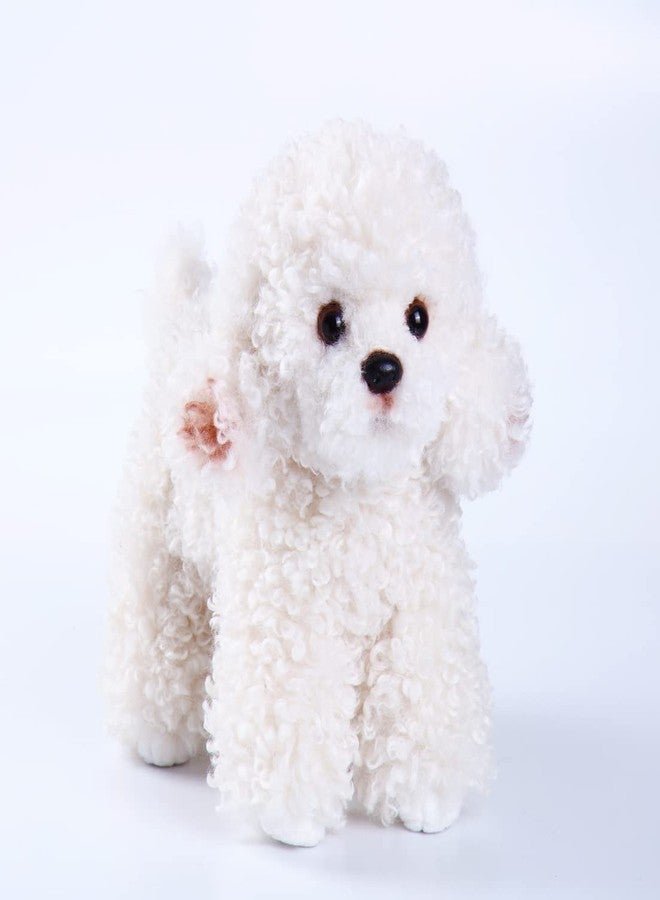 CU-MATE Poodle Plush Puppy Plushie Realistic Dog Stuffed Animal Toy Adorable Hugging Sleeping Pillow for Kids Friends - Image 2