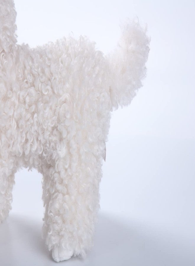 CU-MATE Poodle Plush Puppy Plushie Realistic Dog Stuffed Animal Toy Adorable Hugging Sleeping Pillow for Kids Friends - Image 5
