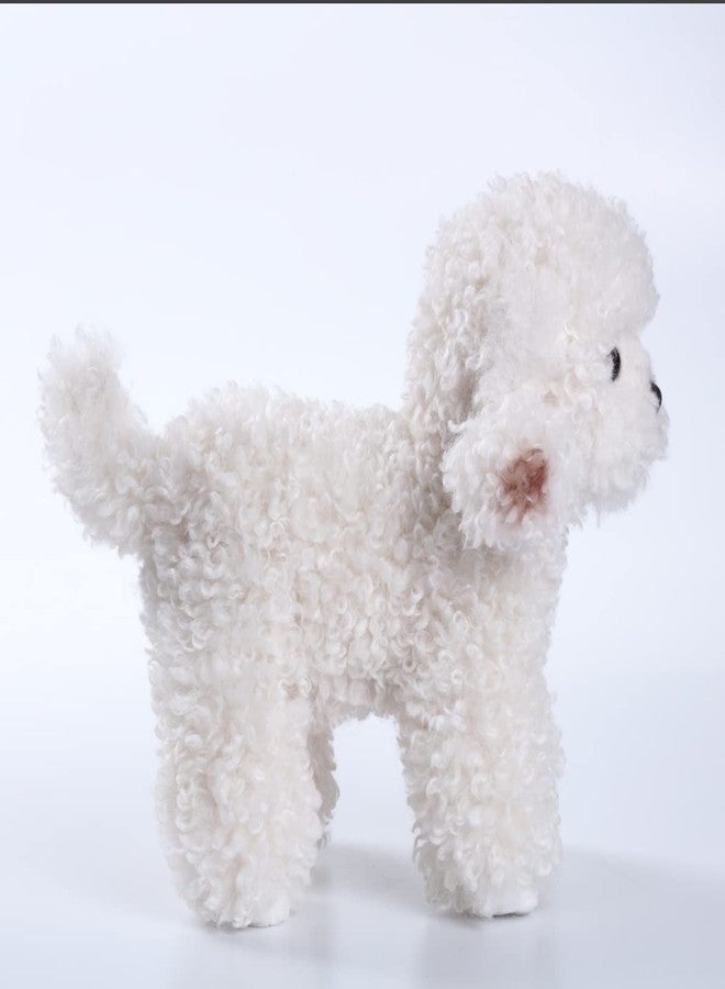 CU-MATE Poodle Plush Puppy Plushie Realistic Dog Stuffed Animal Toy Adorable Hugging Sleeping Pillow for Kids Friends - Image 4